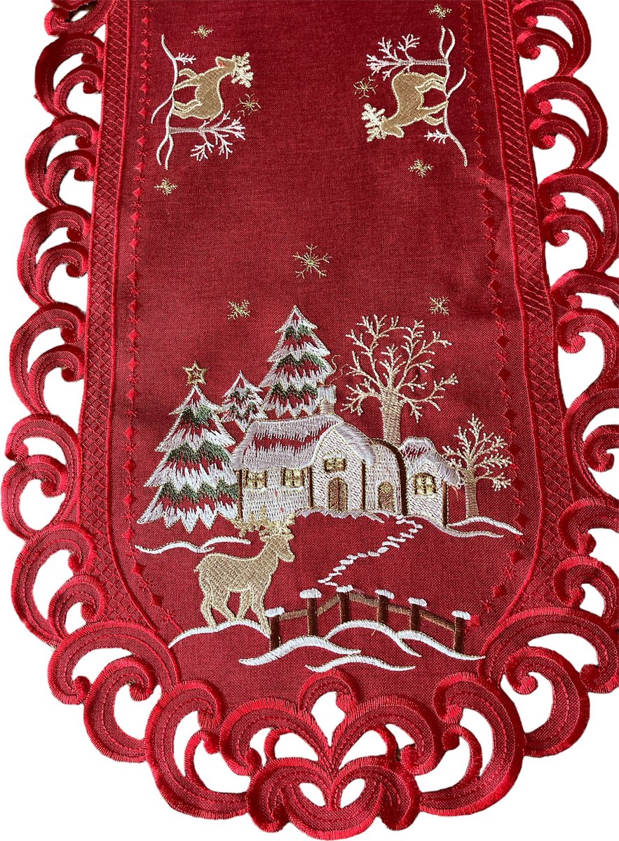 Kersttafelloper 170 x 45