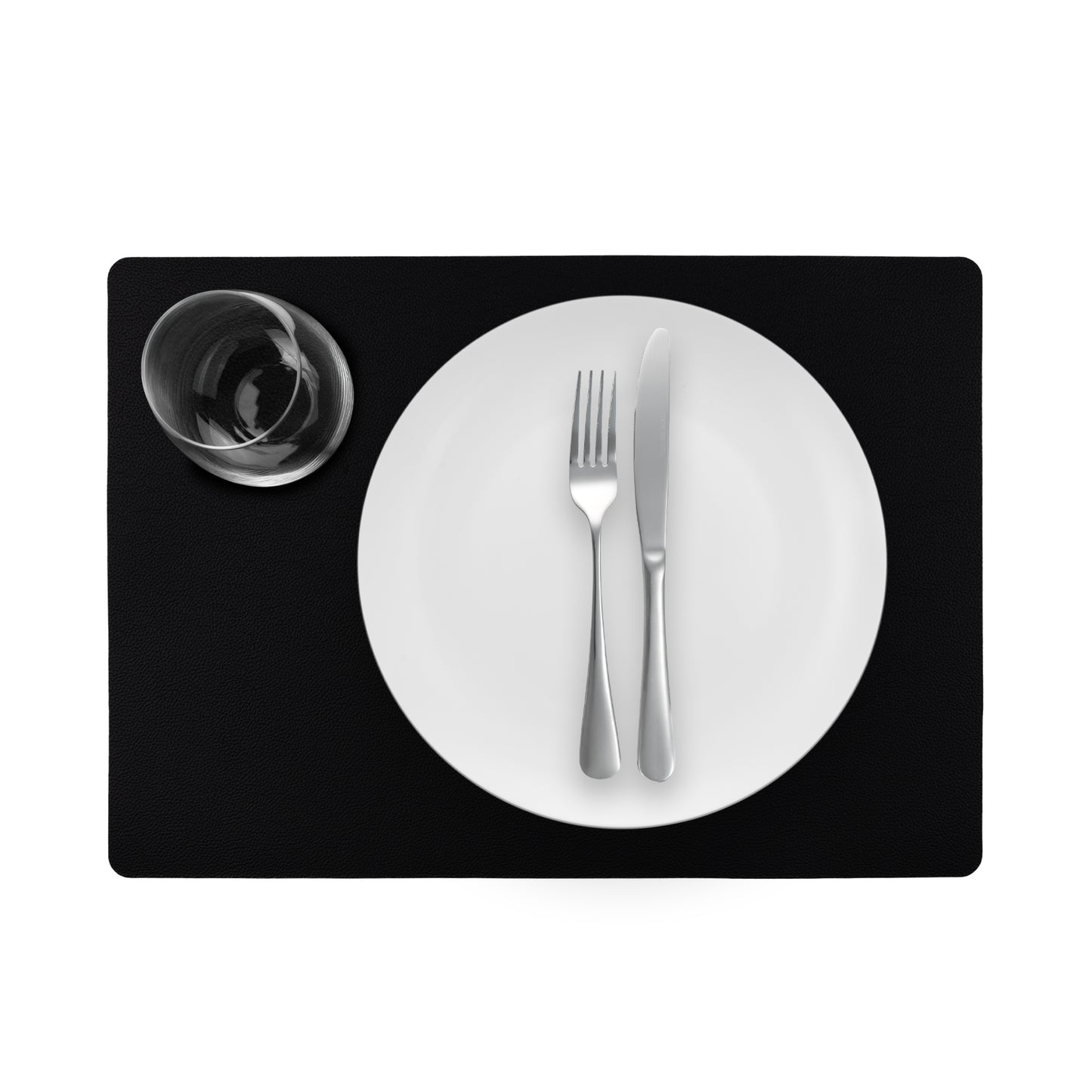 Placemat - dubbelzijdig - Black Light grey