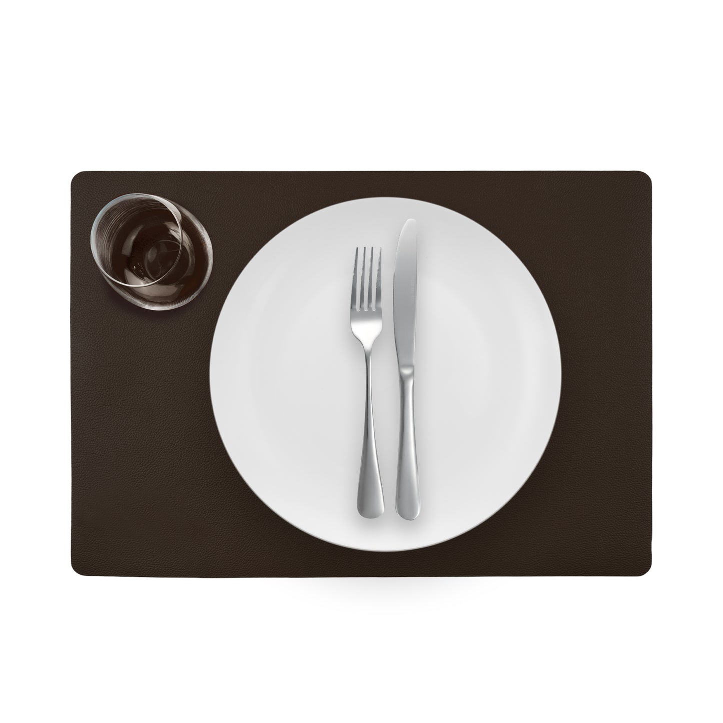 Placemat - dubbelzijdig - Mocca copper