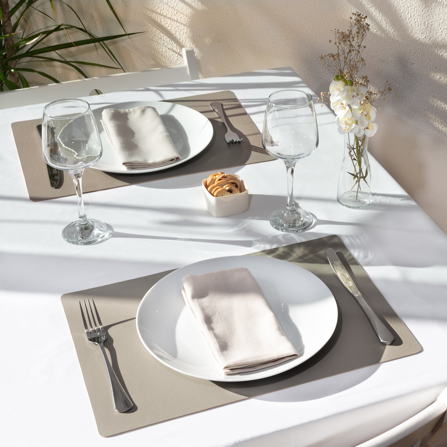 Placemat - dubbelzijdig - Desert taupe