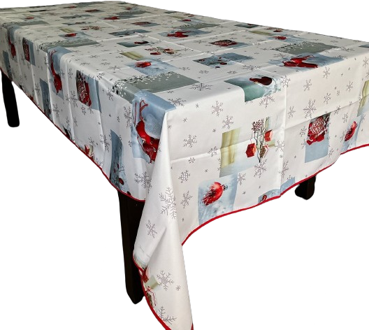 Kersttafelkleed Sneeuwvlok 300 x 148
